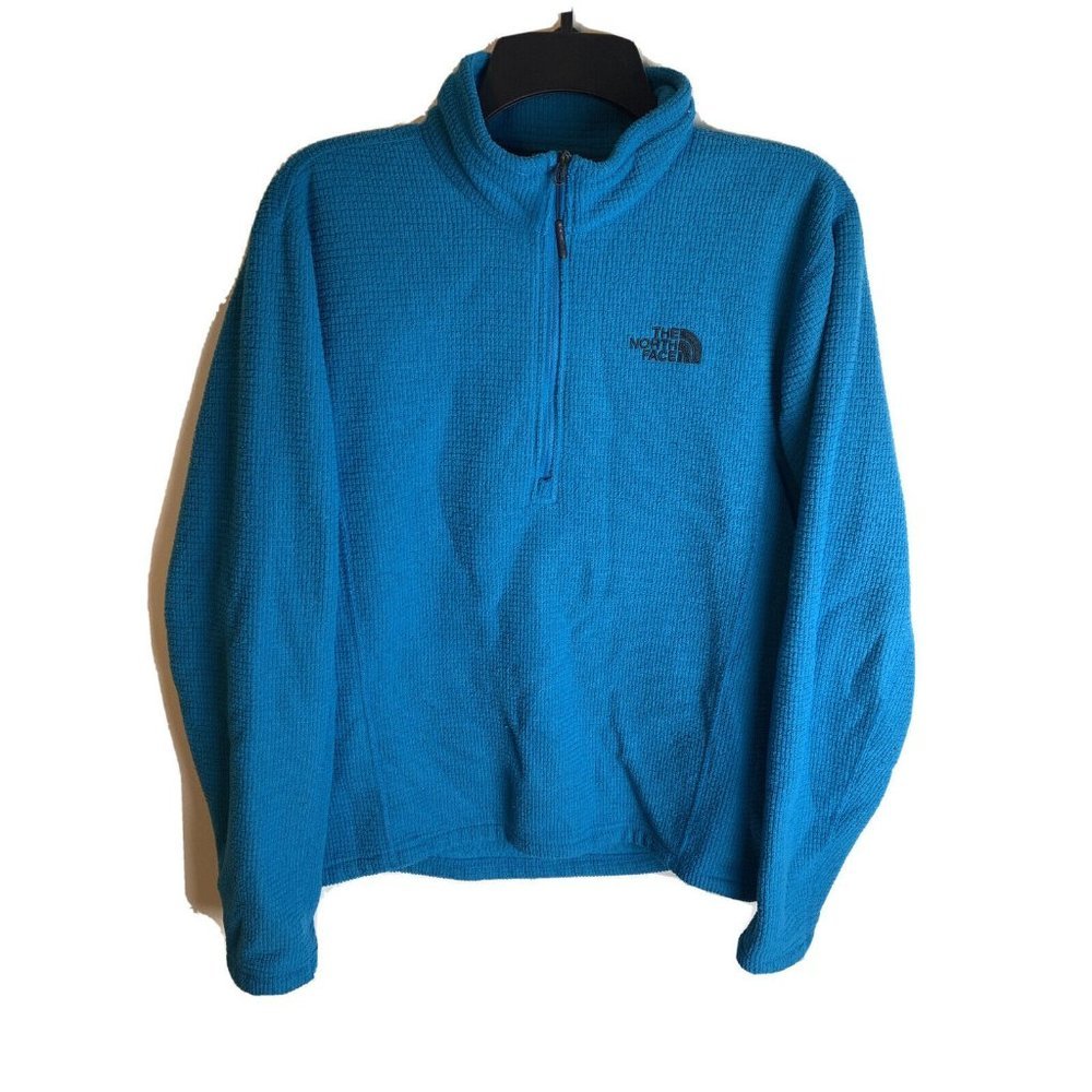 The North Face SDS 1/4 Zip Men's Blue Pullover Jacket Size Small‎